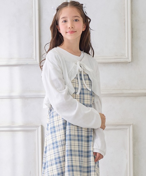 バーバリー 女の子ワンピースとボレロ