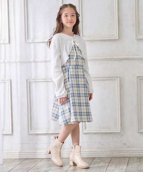 ロゼミューズ チェックキャミドレスセットボレロ セール】ボレロ