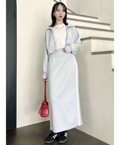 dazzlin(ダズリン)の「レースキャミレイヤードTシャツ(Tシャツ/カットソー・レディース・ブルー/オフホワイト/オレンジ/パープル/イエロー・FREE)」の19枚目の写真