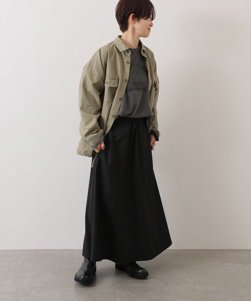 JOURNAL STANDARD LUXE(ジャーナルスタンダード ラックス)の「バックサテンCPOシャツブルゾン(その他アウター・レディース・サファリグリーン・FREE)」の12枚目の写真