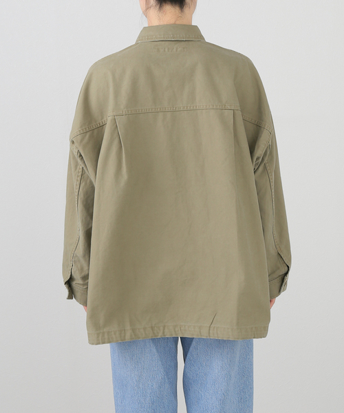 JOURNAL STANDARD LUXE(ジャーナルスタンダード ラックス)の「バックサテンCPOシャツブルゾン(その他アウター・レディース・サファリグリーン・FREE)」の15枚目の写真