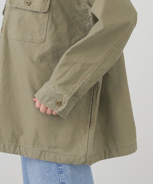 JOURNAL STANDARD LUXE(ジャーナルスタンダード ラックス)の「バックサテンCPOシャツブルゾン(その他アウター・レディース・サファリグリーン・FREE)」の18枚目の写真