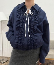 hugi | FRILL BLOUSON/フリルブルゾン(ブルゾン)