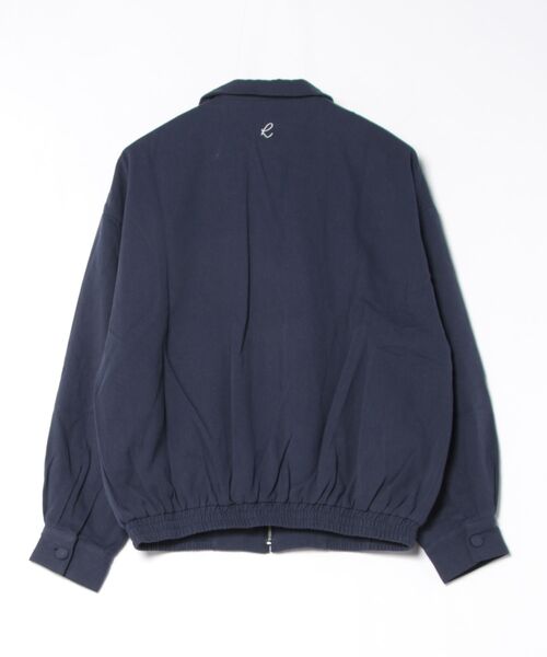 hugi（ハギ）の「FRILL BLOUSON/フリルブルゾン（ブルゾン・レディース・ネイビー・FREE）」の8枚目の写真