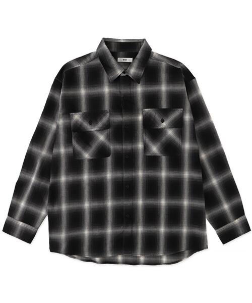 25ss 新品 MINUS マイナス オンブレチェックシャツ 1 DC Shoes 25 OMBRE CHECK SHIRT SS