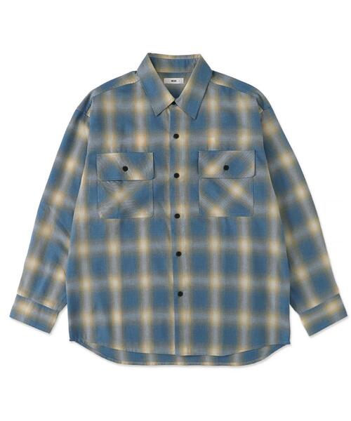 WEGO(ウィゴー)の「WEGO/オンブレチェックシャツ(シャツ/ブラウス・メンズ・その他6/その他1/その他2/その他3/その他5/その他4/その他7/その他8/その他9/その他10・SMALL/MEDIUM/LARGE)」の14枚目の写真