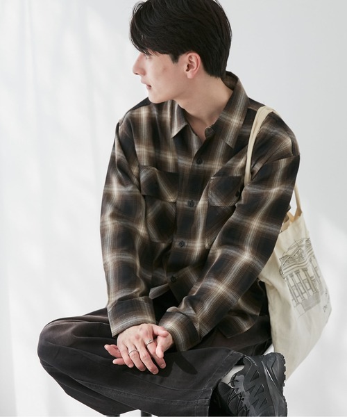 WEGO(ウィゴー)の「WEGO/オンブレチェックシャツ(シャツ/ブラウス・メンズ・その他6/その他1/その他2/その他3/その他5/その他4/その他7/その他8/その他9/その他10・SMALL/MEDIUM/LARGE)」の1枚目の写真