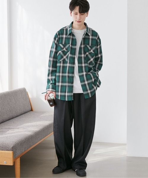 25ss 新品 MINUS マイナス オンブレチェックシャツ 1 25ss 新品 MINUS マイナス オンブレチェックシャツ 1