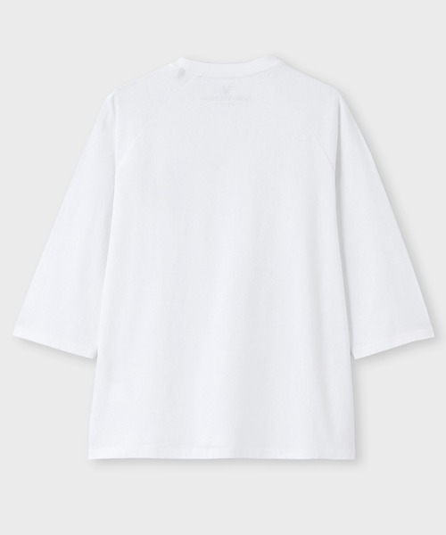 Psycho Bunny（サイコバニー）の「[WEB限定]ラグランスリーブ 7分袖Tシャツ（Tシャツ/カットソー・メンズ・ホワイト・SMALL/MEDIUM/LARGE/X-LARGE）」の5枚目の写真