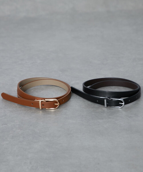 un dix cors(アンディコール)の「リバーシブルベルト(ベルト・レディース・ブラック/キャメル・FREE)」の10枚目の写真