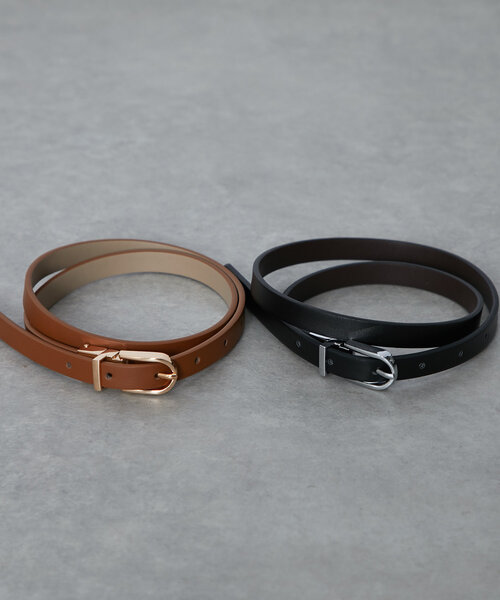 un dix cors(アンディコール)の「リバーシブルベルト(ベルト・レディース・ブラック/キャメル・FREE)」の11枚目の写真