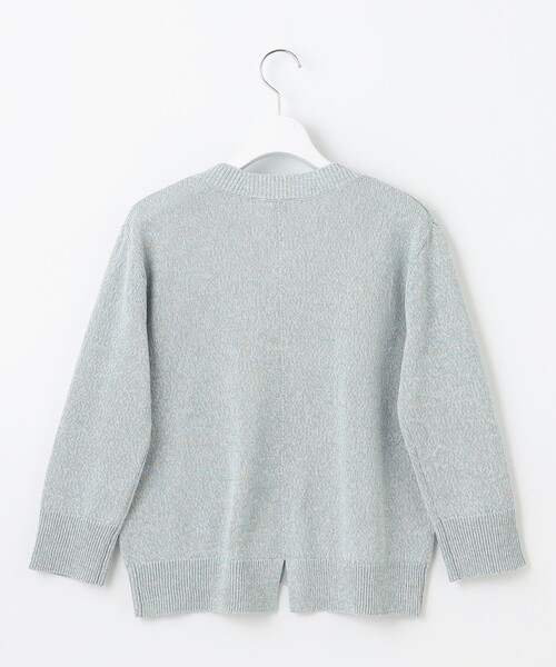 J.PRESS(ジェイプレス)の「【洗える】GIMA COTTON ミックスカラー Vネック ニット(ニット/セーター・レディース・イエロー系3/ライトグリーン系3/グレー系3・LARGE/MEDIUM)」の14枚目の写真