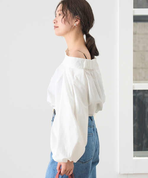 【IENA】スタンドオーバーブラウス　2WAY IENA（イエナ）の「スタンドオーバーブラウス（シャツ/ブラウス）」 - WEAR