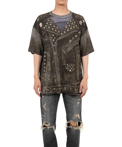 KAMIYA（カミヤ）の「Trompe L'oeil Print T-shirt（Tシャツ