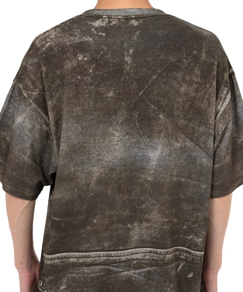 KAMIYA 25ss Trompe l'oeil Print T Sサイズ カミヤ KAMIYA Trompe I'oeil Print T-Shirt （BLACK） -FASCINATE