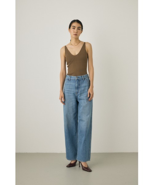 Saoママ様❤️⭐️A1011⭐️ moussy ♥ フィット スリムストレートデニム セール】【M_】OC DENIM LOOSE STRAIGHT（デニムパンツ）｜M_