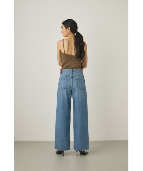 デニム・ジーパン S/E/O : 24FW / STRAIGHT LOOSE FIT JEANS (2COLORS) ジーンズ デニム デニムパンツ ダメージ加工 パンツ レディース