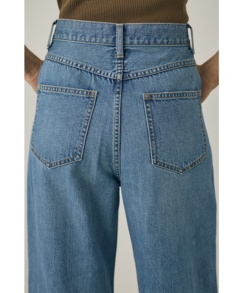 M_（エムアンダーバー）の「【M_】OC DENIM LOOSE STRAIGHT（デニムパンツ・レディース・カーキ/ブルー・0/1/2）」の14枚目の写真