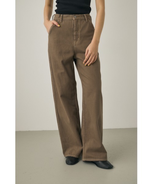 M_（エムアンダーバー）の「【M_】OC DENIM LOOSE STRAIGHT（デニムパンツ・レディース・カーキ/ブルー・0/1/2）」の18枚目の写真