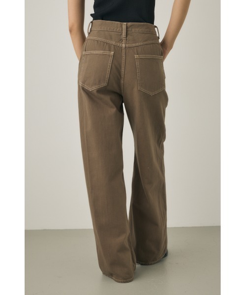 NARROWED HEM COCOON STRAIGHT（デニムパンツ）｜MOUSSY