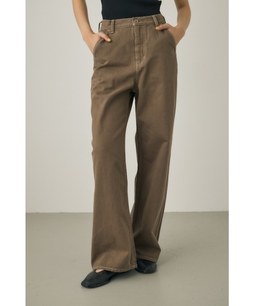 M_（エムアンダーバー）の「【M_】OC DENIM LOOSE STRAIGHT（デニムパンツ・レディース・カーキ/ブルー・0/1/2）」の17枚目の写真