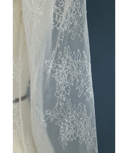 cawaii（カワイイ）の「線画の花咲くレースインナー（Tシャツ/カットソー・レディース・ブラック/アイボリー・S～Ｍ/L～LL/3L～4L）」の15枚目の写真