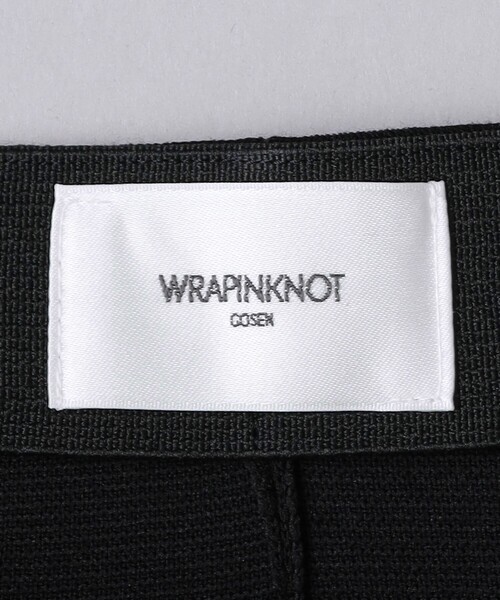 WRAPINKNOT(ラッピンノット)の「<WRAPINKNOT>ペプラム スカート(スカート・レディース・ブラック・1/0)」の4枚目の写真