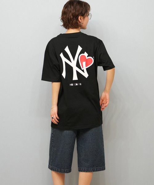 NEW ERA Tシャツ&ハーフパンツ NEW ERA ニューエラ 半袖 Tシャツ メンズ バックプリント