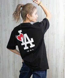 【ユニセックス】NEW ERA/ニューエラ MLB オーバーサイズ/バックプリントTシャツ 14670935/14670936/14670937/14670938/14670933/14670934