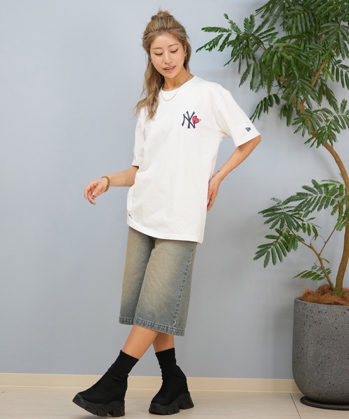 NEW ERA(ニューエラ)の「【ユニセックス】NEW ERA/ニューエラ MLB オーバーサイズ/バックプリントTシャツ 14670935/14670936/14670937/14670938/14670933/14670934(Tシャツ/カットソー・レディース・ホワイト系その他3/ホワイト系その他/ホワイト系その他2/ブラック系その他/ブラック系その他2/ブラック系その他3・S/L/M)」の10枚目の写真