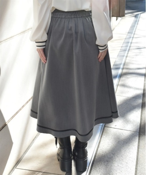 axes femme（アクシーズファム）の「ジップ×フィッシュテールスカート（スカート・レディース・ブラック/グレー/カーキ・FREE）」の5枚目の写真
