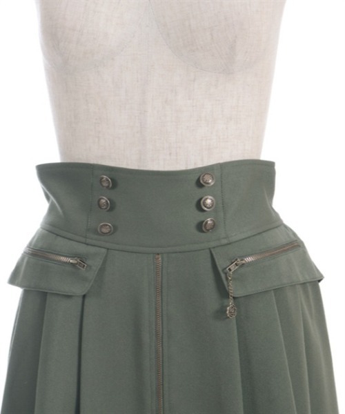 axes femme（アクシーズファム）の「ジップ×フィッシュテールスカート（スカート・レディース・ブラック/グレー/カーキ・FREE）」の15枚目の写真