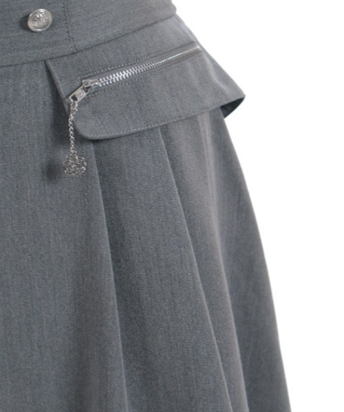 axes femme（アクシーズファム）の「ジップ×フィッシュテールスカート（スカート・レディース・ブラック/グレー/カーキ・FREE）」の20枚目の写真