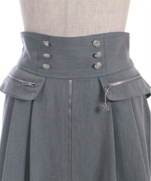 axes femme（アクシーズファム）の「ジップ×フィッシュテールスカート（スカート・レディース・ブラック/グレー/カーキ・FREE）」の22枚目の写真
