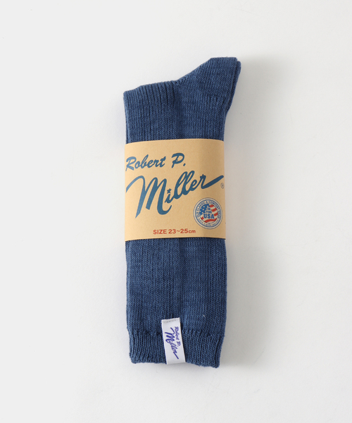 MILLER(ミラー)の「Miller/ミラー 1P SOX -crew-(ソックス/靴下・レディース・オレンジ/グリーン/ネイビー/ブルー/ピンク/ホワイト/バーガンディー/イエロー・FREE)」の4枚目の写真
