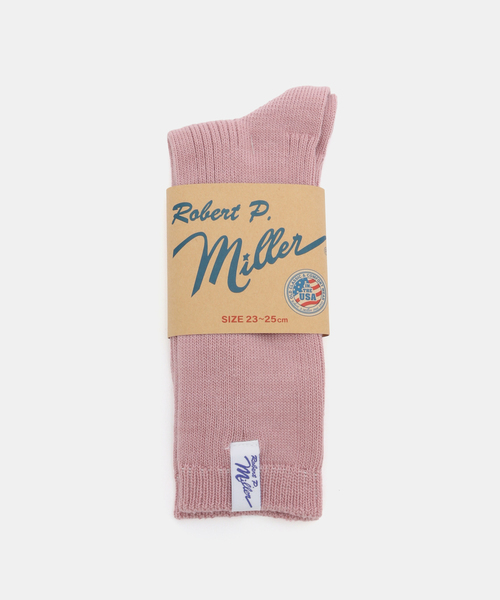 MILLER(ミラー)の「Miller/ミラー 1P SOX -crew-(ソックス/靴下・レディース・オレンジ/グリーン/ネイビー/ブルー/ピンク/ホワイト/バーガンディー/イエロー・FREE)」の8枚目の写真