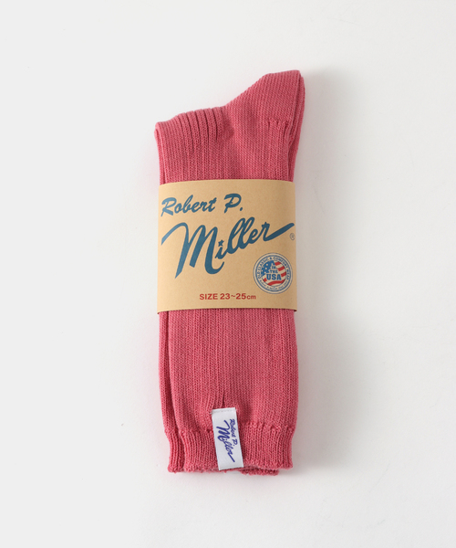 MILLER(ミラー)の「Miller/ミラー 1P SOX -crew-(ソックス/靴下・レディース・オレンジ/グリーン/ネイビー/ブルー/ピンク/ホワイト/バーガンディー/イエロー・FREE)」の7枚目の写真