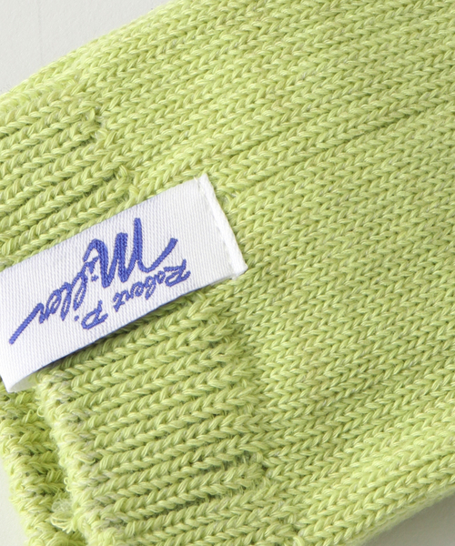 MILLER(ミラー)の「Miller/ミラー 1P SOX -crew-(ソックス/靴下・レディース・オレンジ/グリーン/ネイビー/ブルー/ピンク/ホワイト/バーガンディー/イエロー・FREE)」の10枚目の写真