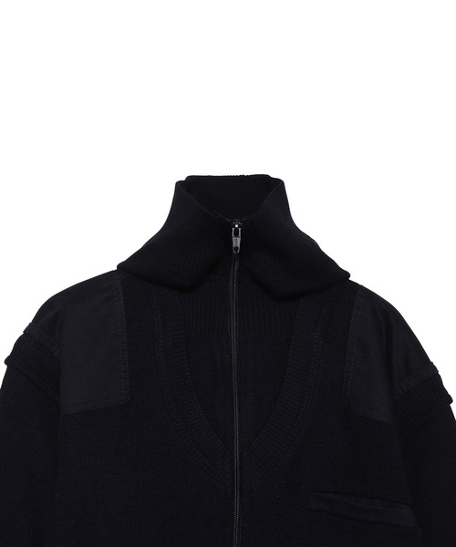 TATRAS CONCEPT STORE（タトラスコンセプトストア）の「PROTOTYPES(プロトタイプス) MILITARY ZIP UP HOODIE（パーカー・レディース・ネイビー・S）」の7枚目の写真