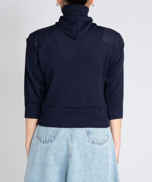 TATRAS CONCEPT STORE（タトラスコンセプトストア）の「PROTOTYPES(プロトタイプス) MILITARY ZIP UP HOODIE（パーカー・レディース・ネイビー・S）」の3枚目の写真