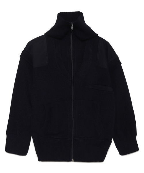 TATRAS CONCEPT STORE（タトラスコンセプトストア）の「PROTOTYPES(プロトタイプス) MILITARY ZIP UP HOODIE（パーカー・レディース・ネイビー・S）」の5枚目の写真
