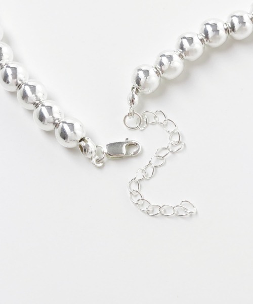 URBAN RESEARCH（アーバンリサーチ）の「decor『デコール』　Hematite6mmBallnecklace（ネックレス・レディース・シルバー・-）」の9枚目の写真