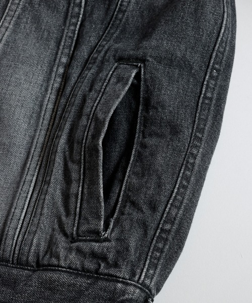 FDMTL（ファンダメンタル）の「FDMTL/ファンダメンタル/THIRD THIRD JACKET 3YR WASH（デニムジャケット・メンズ・ブラック・2/4/3）」の7枚目の写真