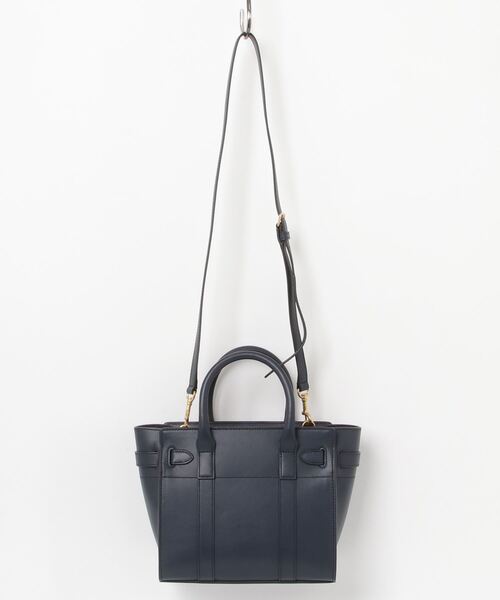 Mulberry（マルベリー）の「ミニ ジップド ベイズウォーター Mini Zipped Bayswater（ハンドバッグ・レディース・ネイビー・FREE）」の8枚目の写真