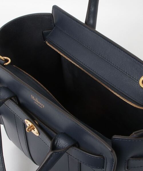 Mulberry（マルベリー）の「ミニ ジップド ベイズウォーター Mini Zipped Bayswater（ハンドバッグ・レディース・ネイビー・FREE）」の10枚目の写真