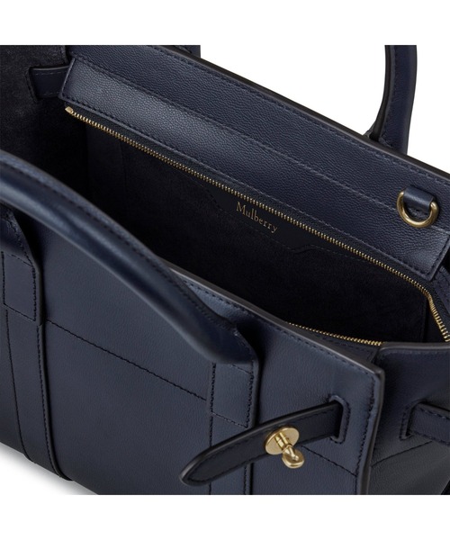 Mulberry（マルベリー）の「ミニ ジップド ベイズウォーター Mini Zipped Bayswater（ハンドバッグ・レディース・ネイビー・FREE）」の5枚目の写真