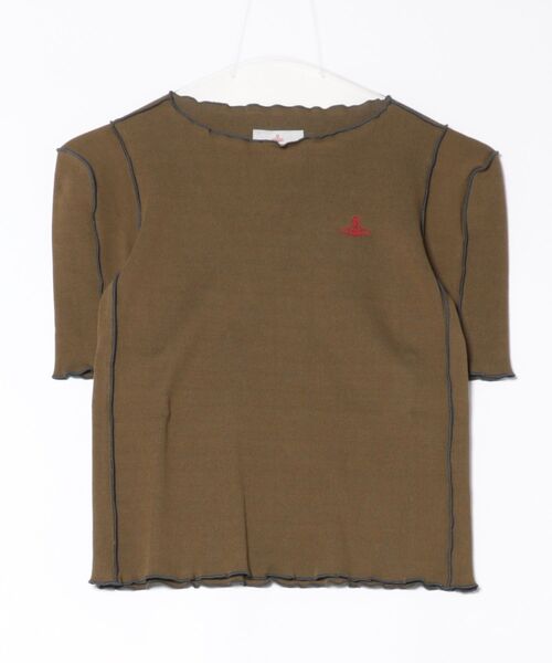 すぐ届く【Vivienne Westwood】エイリアンスリーブ Tシャツ セール】ｵｰｶﾞﾆｯｸﾄﾞﾗｲｺｯﾄﾝﾌﾗｲｽｴｲﾘｱﾝｽﾘｰﾌﾞﾄｯﾌﾟ（Tシャツ