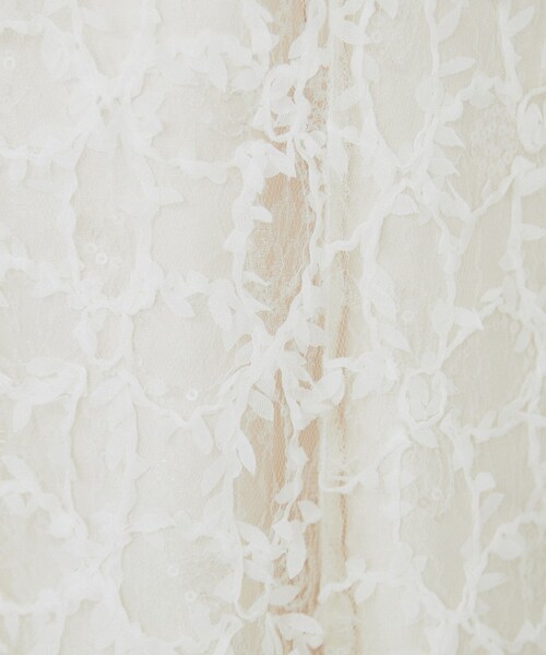 index（インデックス）の「フラワーレース刺繍マーメイドスカート【洗濯機洗い可】（スカート・レディース・チャコールグレー/ナチュラル/サックスブルー・36/38/40/42）」の9枚目の写真