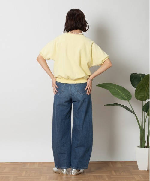 Champion(チャンピオン)の「Champion(チャンピオン)【レディース】半袖ロゴスウェット(スウェット・レディース・ライトグレー/イエロー/サックスブルー・M/L/XL/S)」の15枚目の写真