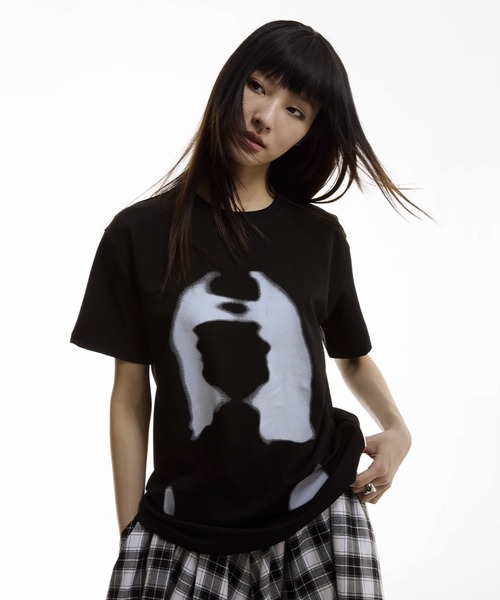 ポートレイトプリントTEE FKF25S1TP02【FUNKYFUN】【2025SS】（T